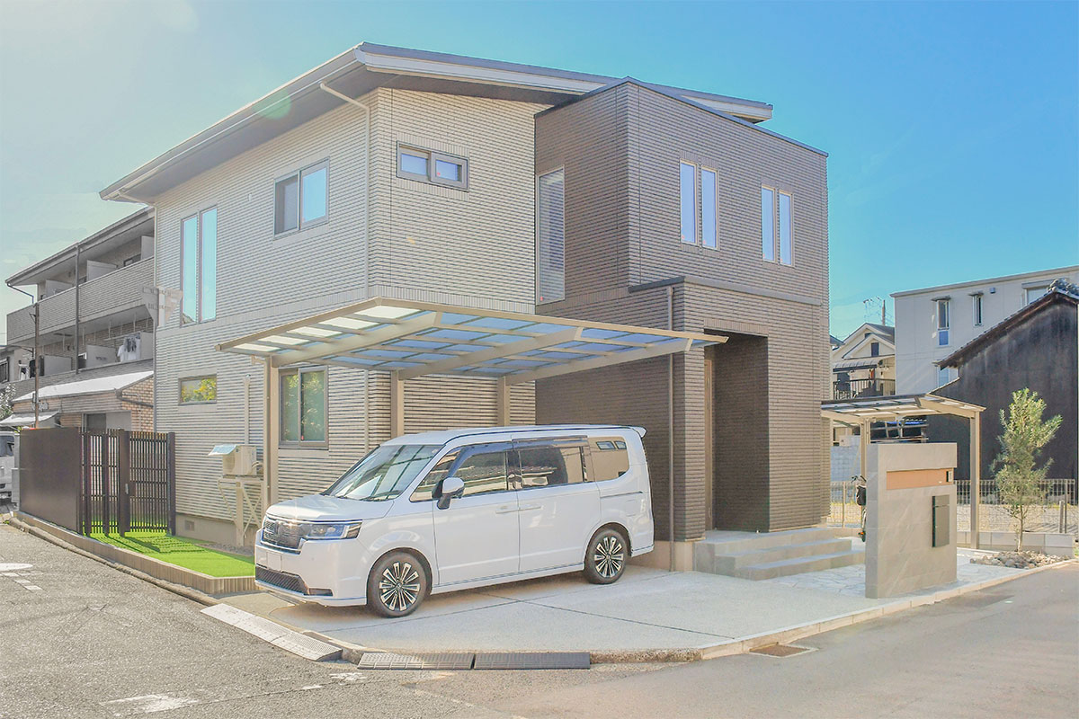 暮らしに寄り添う上質設計。機能美と心地よさを両立した新築外構　大阪府泉大津市O様邸