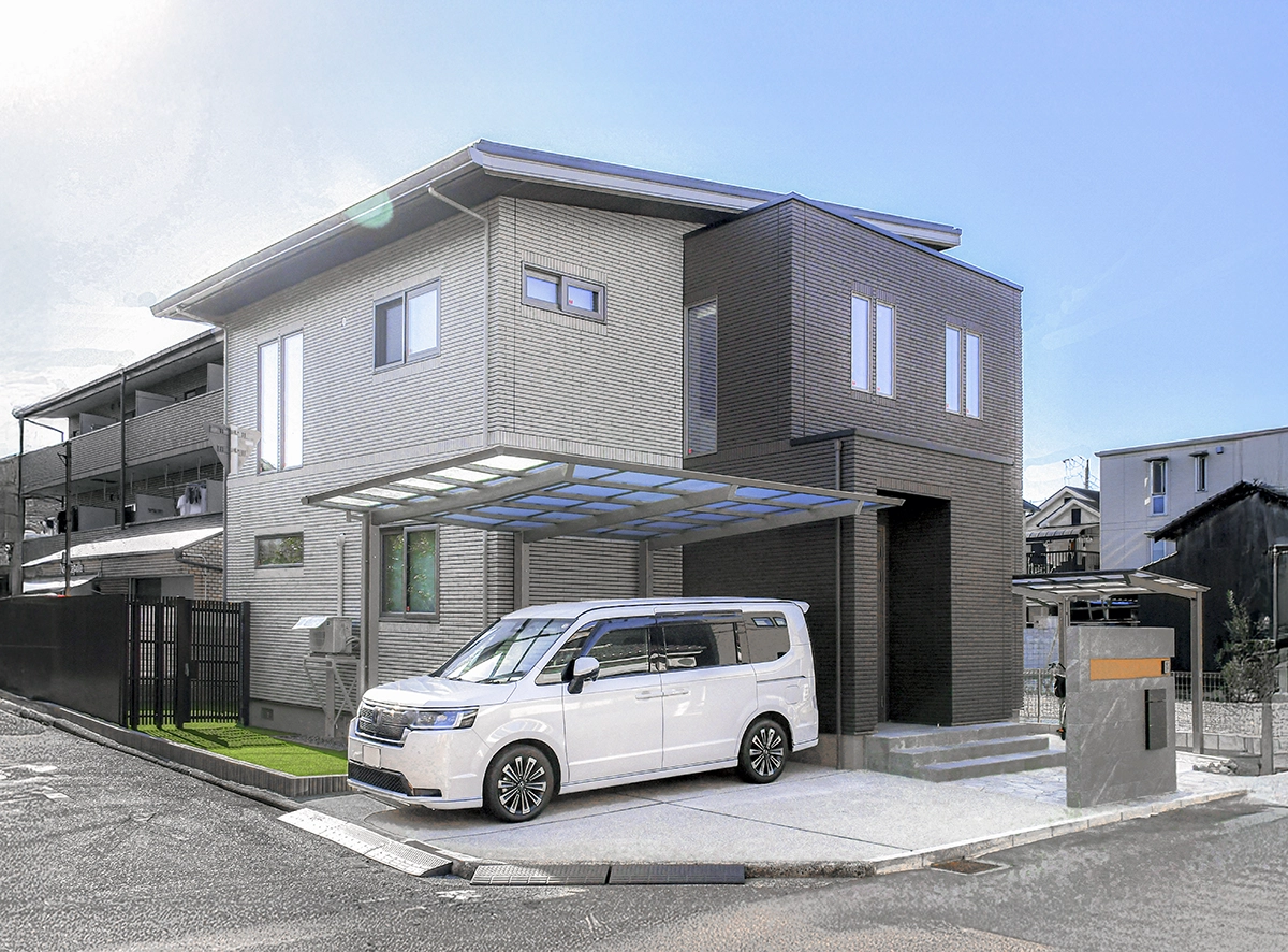 暮らしに寄り添う上質設計。機能美と心地よさを両立した新築外構　大阪府泉大津市O様邸